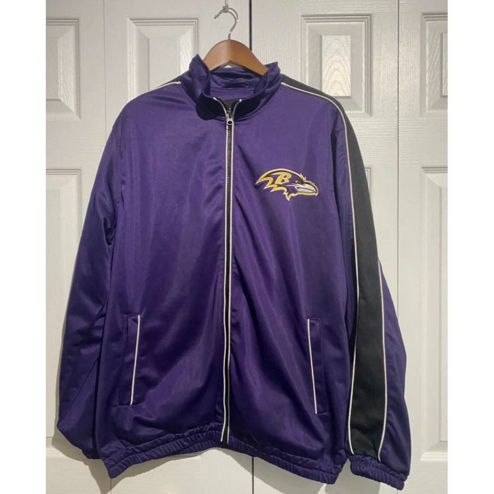 NFL Baltimore Ravens Zip Up Track Jacket